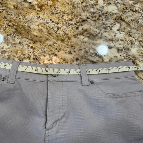 Talbots Simply Flattering 5 Pocket jeans- LOVELY GRAY size 12Petite - EUC! - Picture 5 of 15
